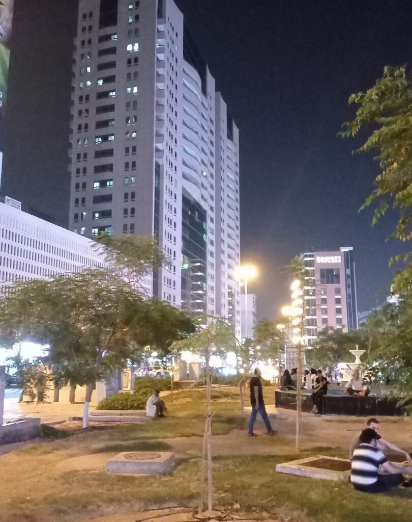 Towers in Baniyas square in Dubai